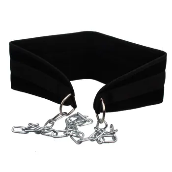 

Gym Weight Lifting Dipping Belt Bodybuilding Exercise Strength Training Blk
