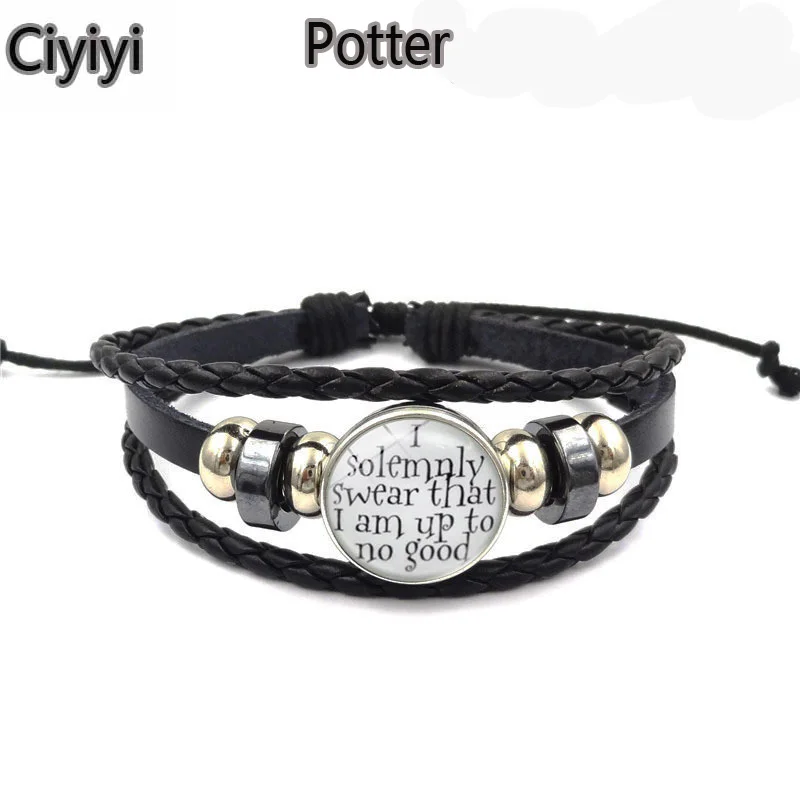 

Harriom Magic Spell Time Gem Weave Beaded Bracelet Children Magic World Cosplay Potter Toy Halloween Gift Jouet