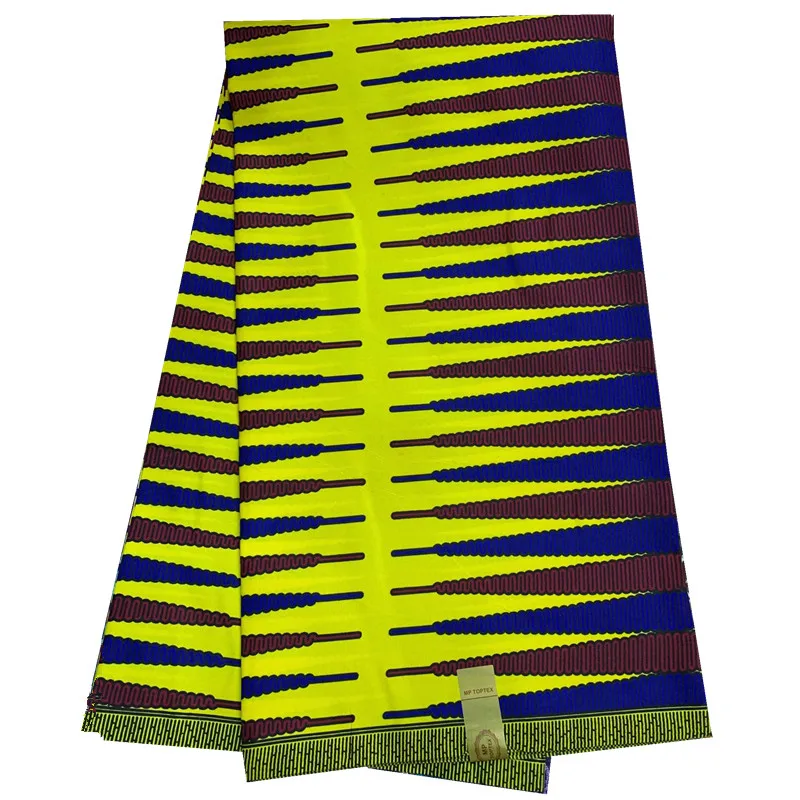 Анкара африканская полиэфирная восковая ткань Новое поступление воск высокого качества 6 ярдов африканская ткань для свадебного платья Самый дешевый