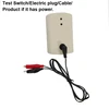 TOYOBER 9V Buzzer Tester Testing Electric Wire Cable PCB Wire Cable Switch Products On-Off Tester with Wire pen Crocodie Clip 4
