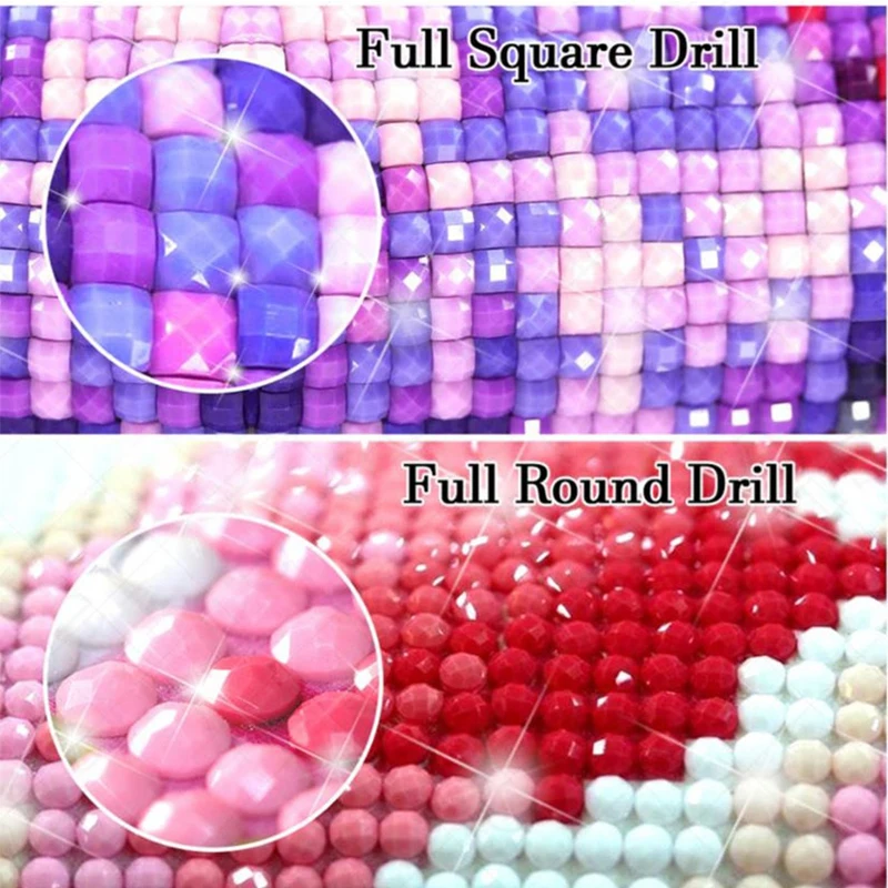 New diamond painting stickers for children, 5D DIY diamond painting kit, diamond embroidery free sticker kit, easy DIY mosaic