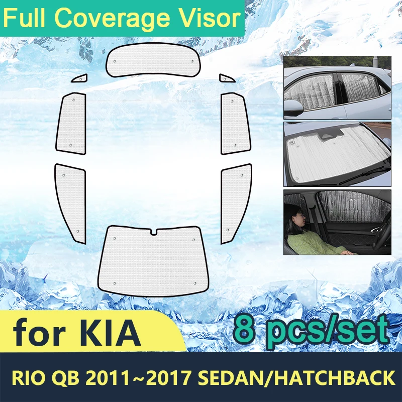 Фото Солнцезащитные очки с полным покрытием для Kia Rio QB 2011 2012 2013 2014 2016 | Автомобили и