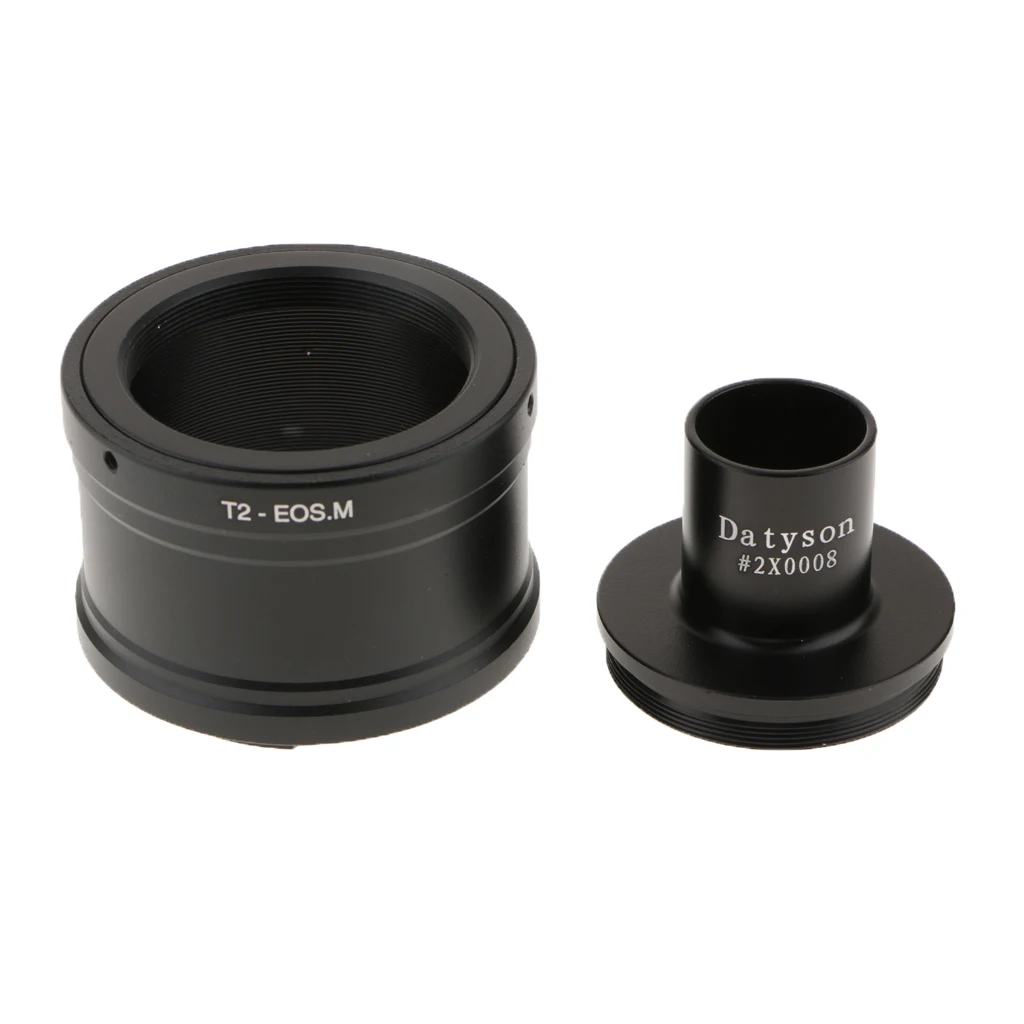 T T2 кольцо для Canon EOSM M10 M3 M5 M6 беззеркальная камера объектив+ 23,2 мм микроскоп крепление трубки-черный