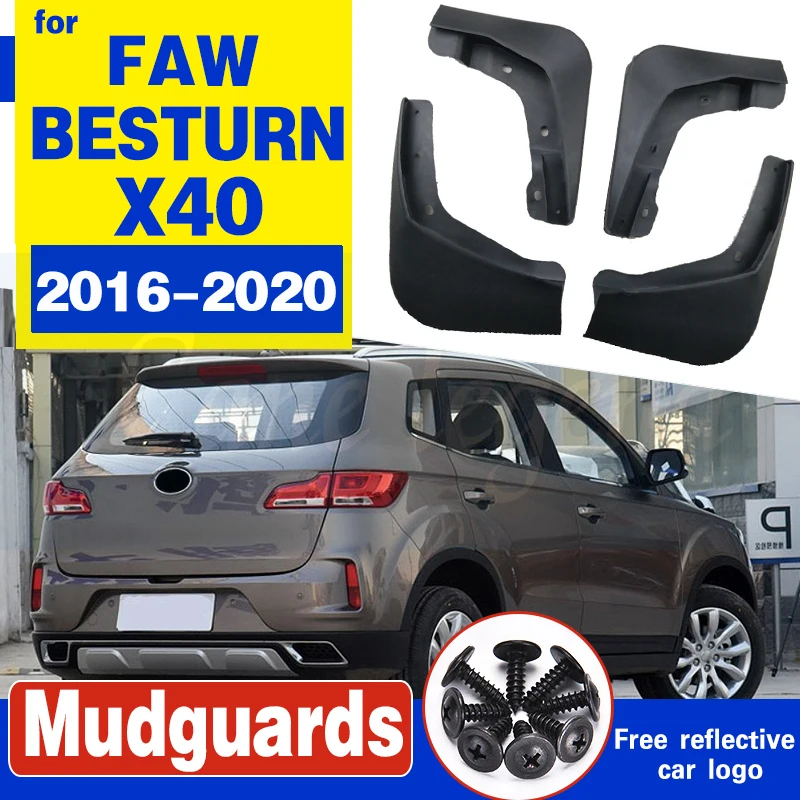 4 шт. брызговики для FAW BESTURN X40 2016 2017 2018 2019 2020 передние и задние|Грязезащита| |