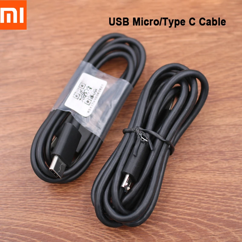 Оригинальный Xiaomi 2A USB Micro/Type C кабель для быстрой зарядки и передачи данных Mi 10 9 Pro