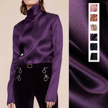 

6Colors! 147CM Wide 312G/M Weight Solid Color Triacetate Polyester Fabric for Spring Dress Jacket Pants DE1356