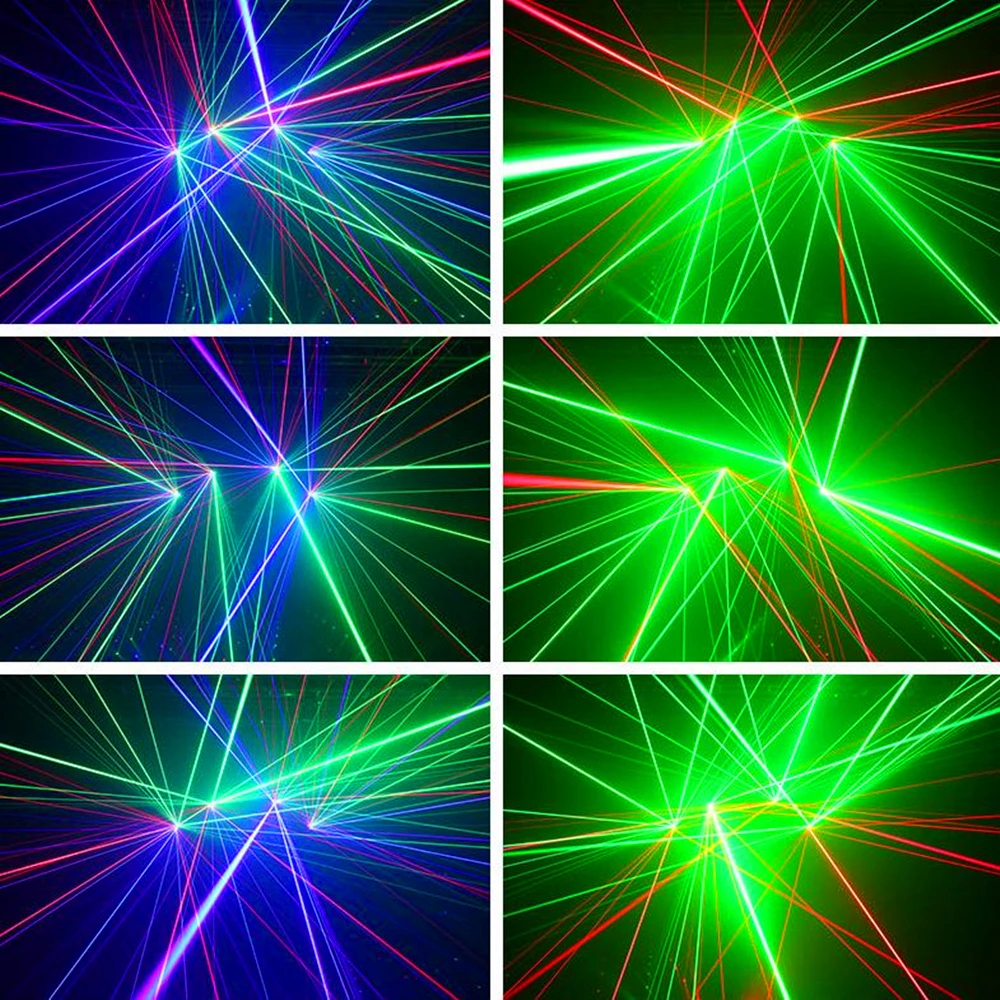 60 Вт мини RGB Полноцветный движущаяся головка лазерный светильник эффект линейного луча сценический светильник ing DMX Звуковое управление музыкой Сканирование Лазерный проектор