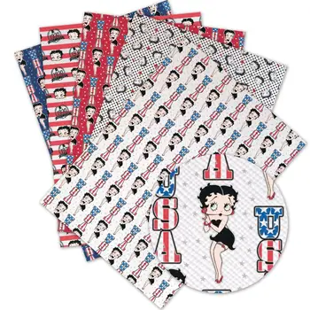 

50cm*140cm Cartoon Printed Polyester cotton fabric for Tissue home textile Sewing F1236