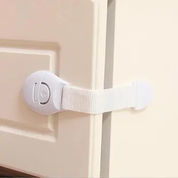 

Infant Baby Cabinet Protective Safety Lock Multifunctional Right-Angle Drawer Lock Plastic Protection Safety Lock