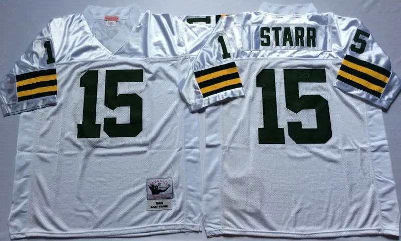 Stitiched, Green Bay, Reggie White, brett favre, Bart Starr, Ray Nitschke, Aaron Rodgers, Donald Driver, Paul Hornung, Throwback Jersey - Цвет: Синий