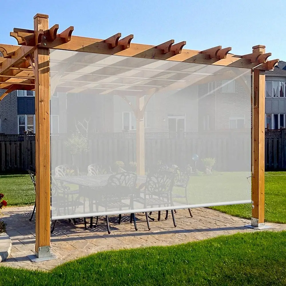 Garden Furniture & Accessories Awnings Garden & Outdoors Gr8 Garden Grey Side Awning Windbreaker
