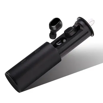 

ONLENY TWS-18 Bluetooth Headsets Wireless Earphones Mini In-Ear Magnet Charger Box Metal Music Sport Phone Handsfree HD MIC