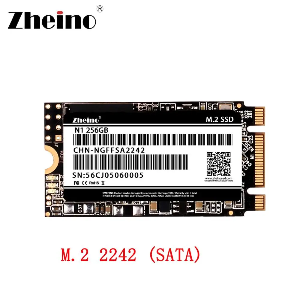 Zheino SSD NGFF M.2 SATA3 128 ГБ 256 512 1 ТБ Nvme PCIe 2242 2280 жесткий диск для ноутбука|Внутренние