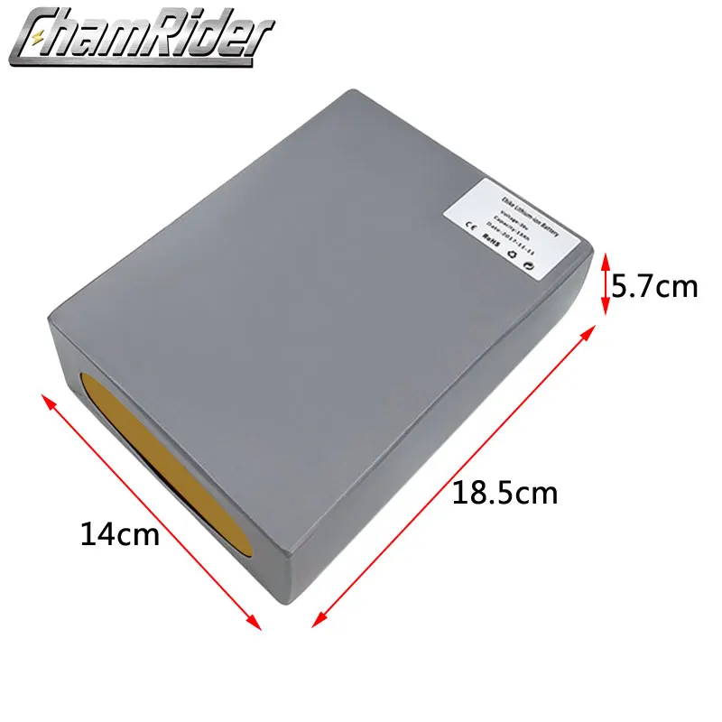 Flash Deal Chamrider 48v Battery 36v Ebike Battery 10AH Battery for Electric Bike 17AH Electric Bicycle Battery Lithium Li-ion Battery Pack 3