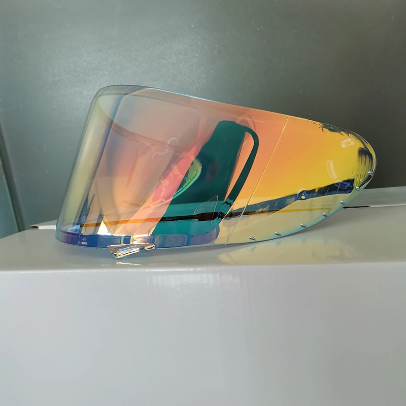 X14 Red Gold Visor Full Face Helmet Motorcycle Mirror PC Material Transparent | Автомобили и мотоциклы