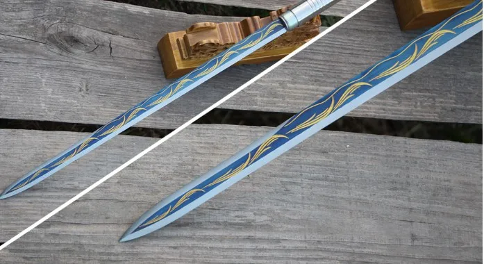 Палка из нержавеющей стали как костыли для наружного использования альпенштоки 76 см длинные высокие клинок из марганцевой стали - Цвет: Blade 3