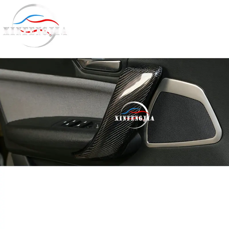 Для BMW 1 серия F20 118i 120i 12-16 4x100% углеродное волокно внутренняя дверная ручка Крышка отделка
