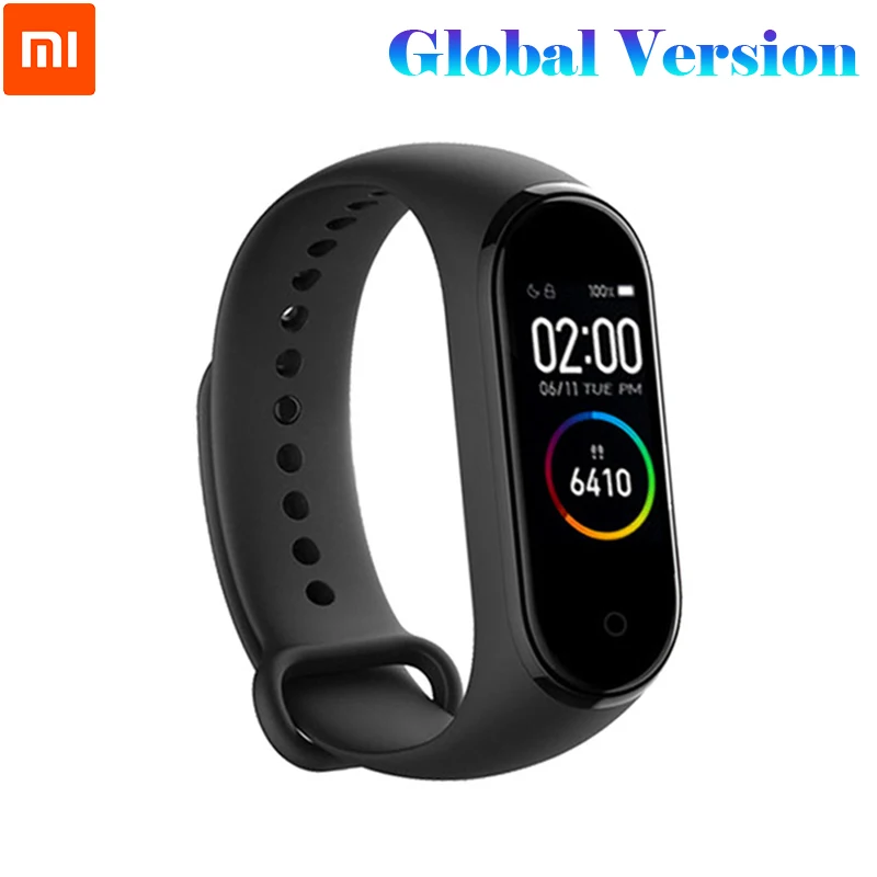 Xiaomi mi-браслет 4 смарт-браслет Xiao mi смарт-браслет 4 спортивный браслет Bluetooth 5,0 Водонепроницаемый Фитнес-трекер для измерения сердечного ритма