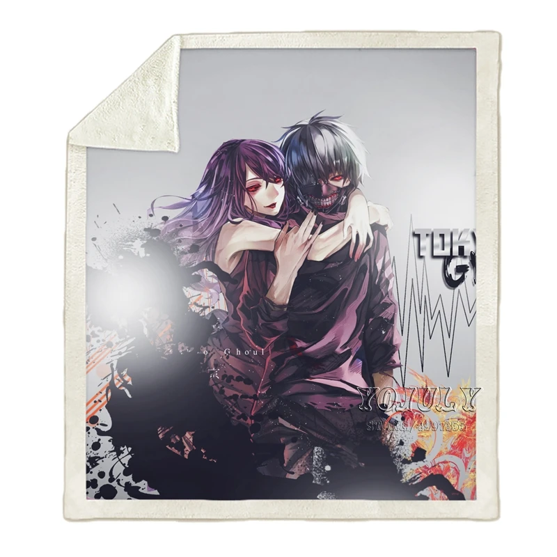 21 YOJULY одежда с надписью «Tokyo Ghoul Harajuku Пижама для детей и взрослых, Объёмный рисунок(3D-принт) одеяло диван Стёганое одеяло Дорожный Чехол постельного белья в стиле «хип-хоп» с рисунком из аниме фирменный магазин-аутлет K32 - Цвет: 21