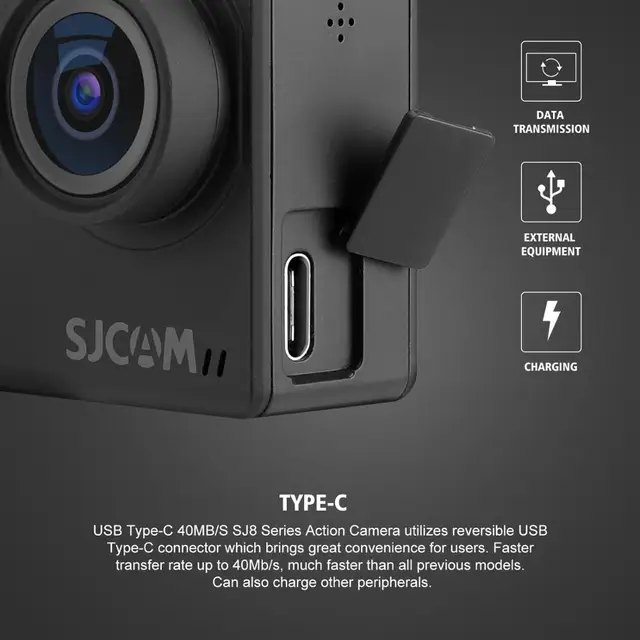 SJCAM SJ8 Pro Action Camera 4K 60FPS WiFi Remote Helmet Camera Ambarella Chipset 4K@60FPS Ultra HD Extreme Sports DV Camera 4