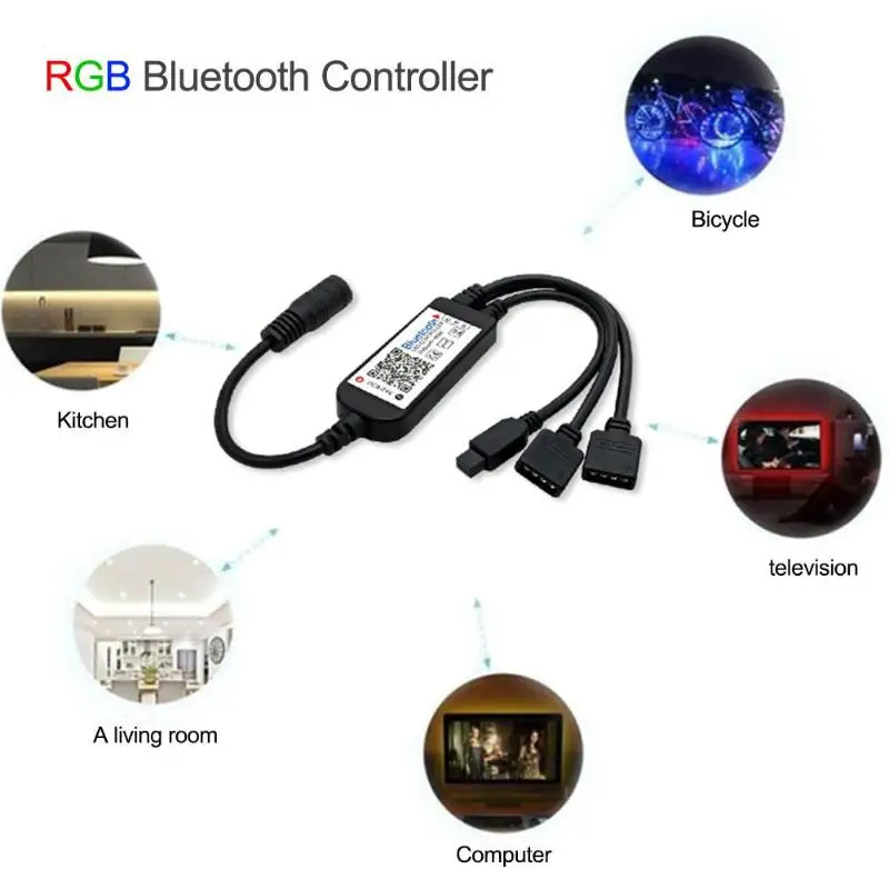 Bluetooth телефон приложение регулятор подсветки LED RGB управление Лер с 24 клавишами ИК пульт дистанционного управления