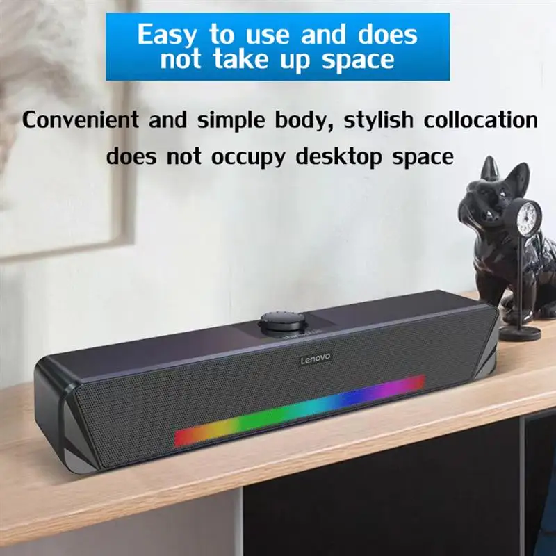 

TS33 Wireless Speaker Home Movie Surround Sound Wired/Bluetooth Compatible 5.0 Desktop Computer Subwoofer USB Computer Speaker
