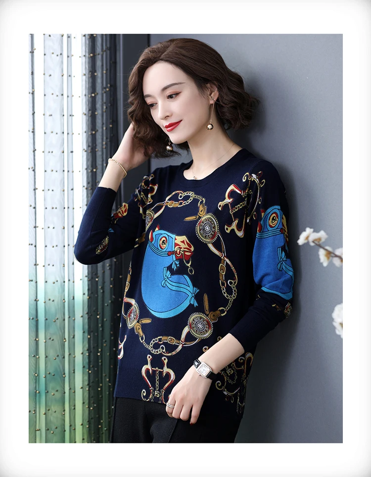 AH11464, модные женские свитера,, Подиумные, Роскошные, известный бренд, Европейский дизайн, вечерние, стильная женская одежда