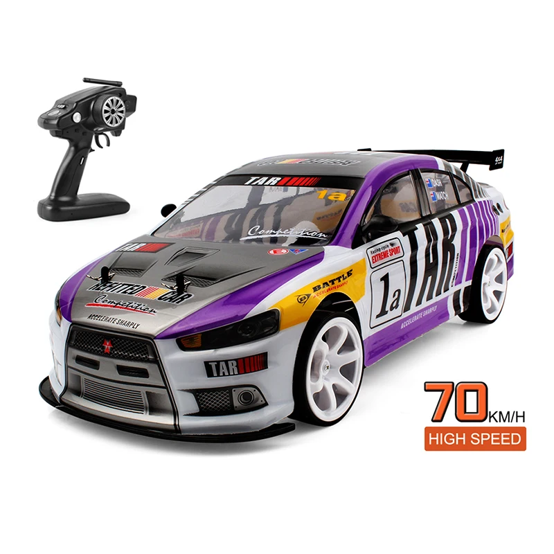 Design and fashion enthusiasm 70km/h High Speed 4WD 110 Scale RC Drift