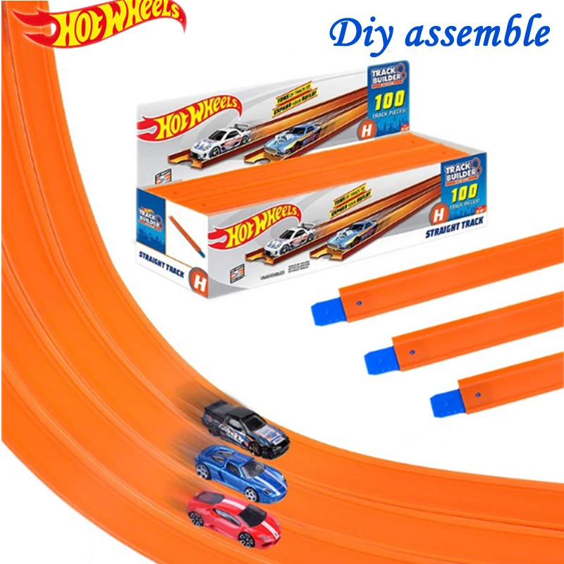 

Hot Wheels Track Variable Assembly Extension Accessories Straight Track Connector Slide Track DIY Extension Kids Toys