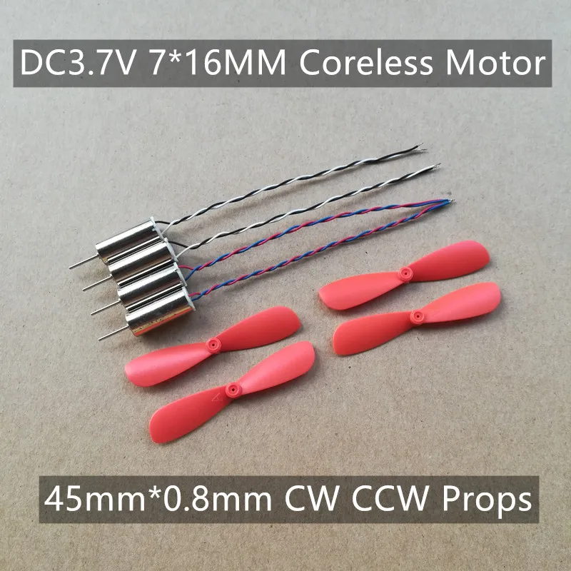 DC3.7-4.2V 716 7*16 мм микро DIY Вертолет с полым двигателем постоянного тока пропеллером