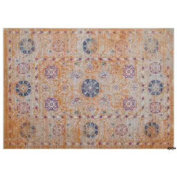 

Apex Himalayan 7 'x 10' Polypropylene Orange Area Rug