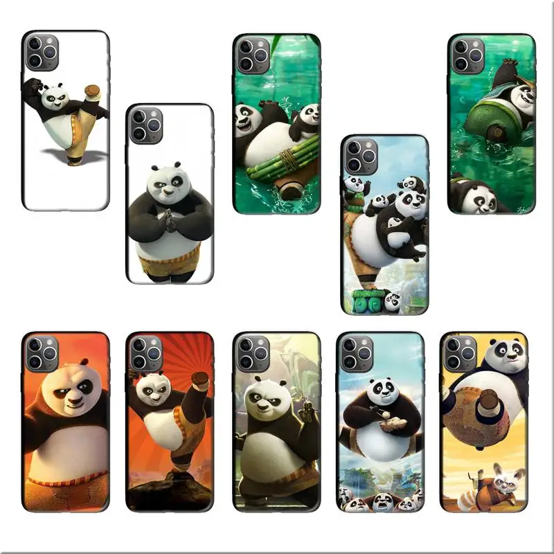 Kungfu Panda роскошный брендовый чехол чехлы carcasa аксессуары etui capas для iphone 11 pro max