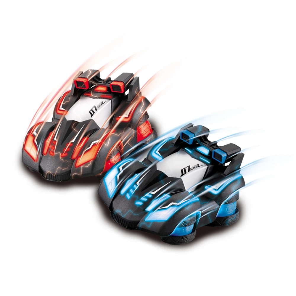 

2.4GHz RC Stunt 360-Degree Spin Tilt Wheels Stunts for Performing with Lights Electric Remote Control Drift Car for Kids