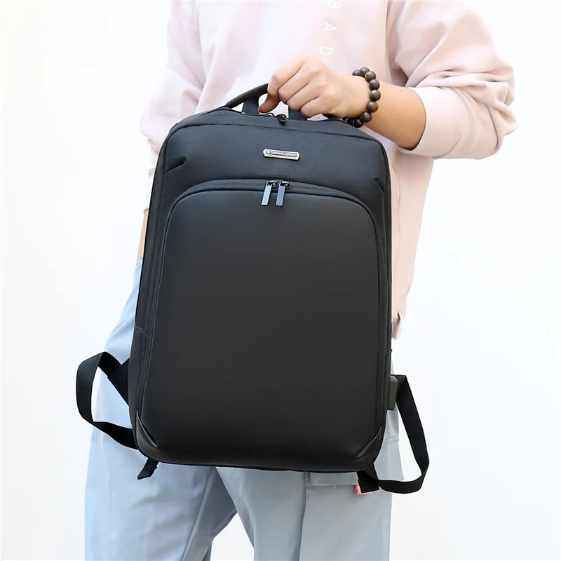 

SOURCE New Products Business Light Backpack MEN'S Backpack Computer School Bag USB Charging Port Backpack Customizable