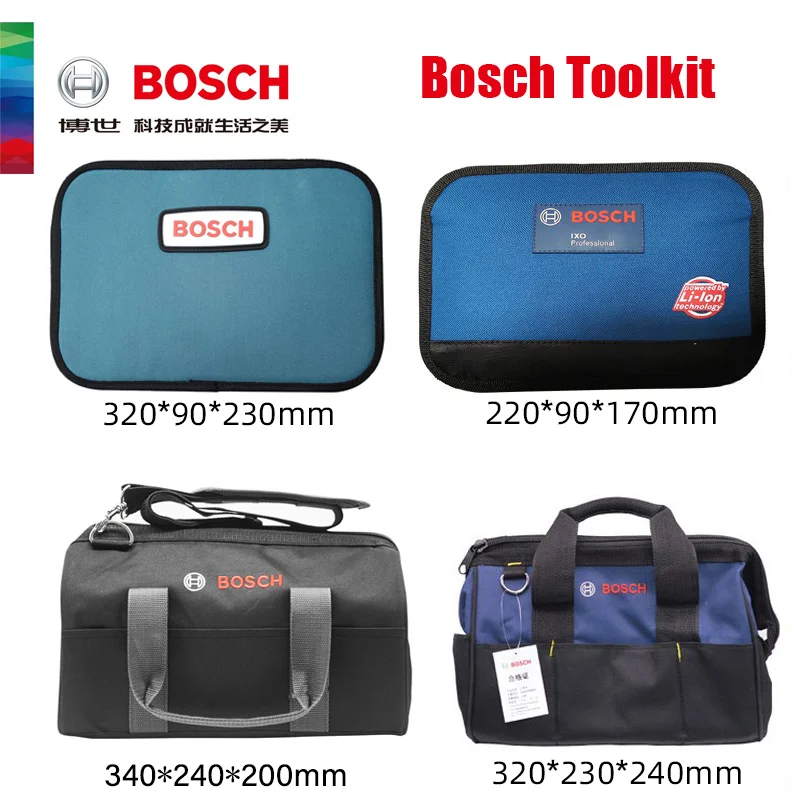 Bosch-kit herramientas de reparación profesional, Compatible con bolsos de herramientas eléctricas de 18V, bolsa de herramientas Original Bosch, bolso de cintura - AliExpress Herramientas