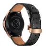 Correa de cuero genuino para Samsung Galaxy Watch, correa de lujo de 22mm, 20mm, 3 bandas, 45mm, 41mm, 46mm, Active 2, cinturón con hebilla de mariposa ► Foto 2/6
