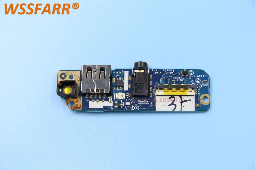Для Dell Latitude E7450 аудио USB Кнопка Дочерняя плата 110HR 0110hr CN-0110HR ZBU10 LS-A961P Протестировано