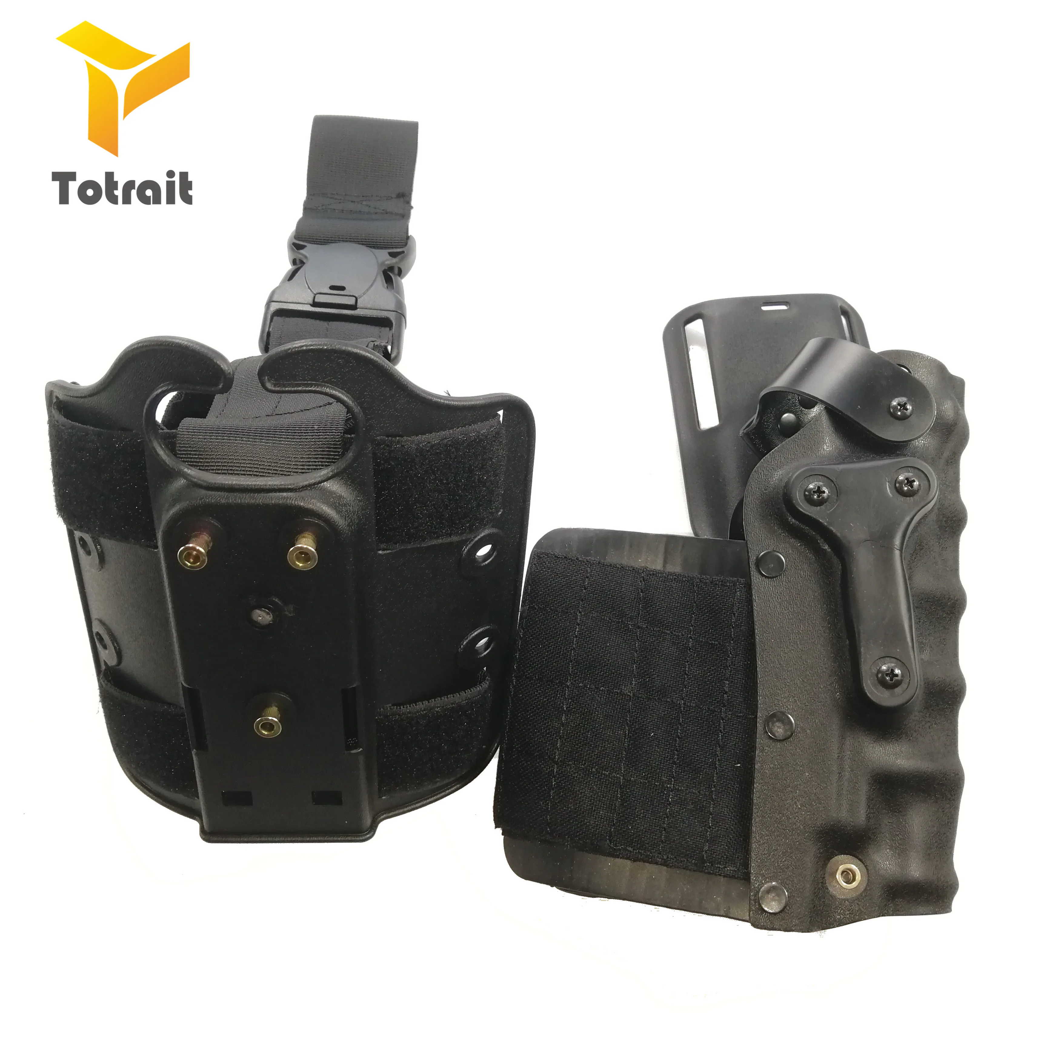 TOtrait Tactical 3280 Holster Drop Leg Holster Platform Pistol Gun Holster Fits Right/Left Hand For Glock17/1911/M9/P226/Sa-3280