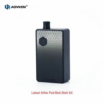 

Original ADVKEN Artha Pod Mod Start Kit 80W Electronic cigarettes Kit vape pen with 4.5ml Capacity and 18650 battery Vaper Kit