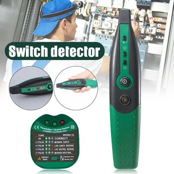 

Plug Outlet Finder Digital Circuit Breaker Finder Open Circuit Tester for Home Office Factory J8