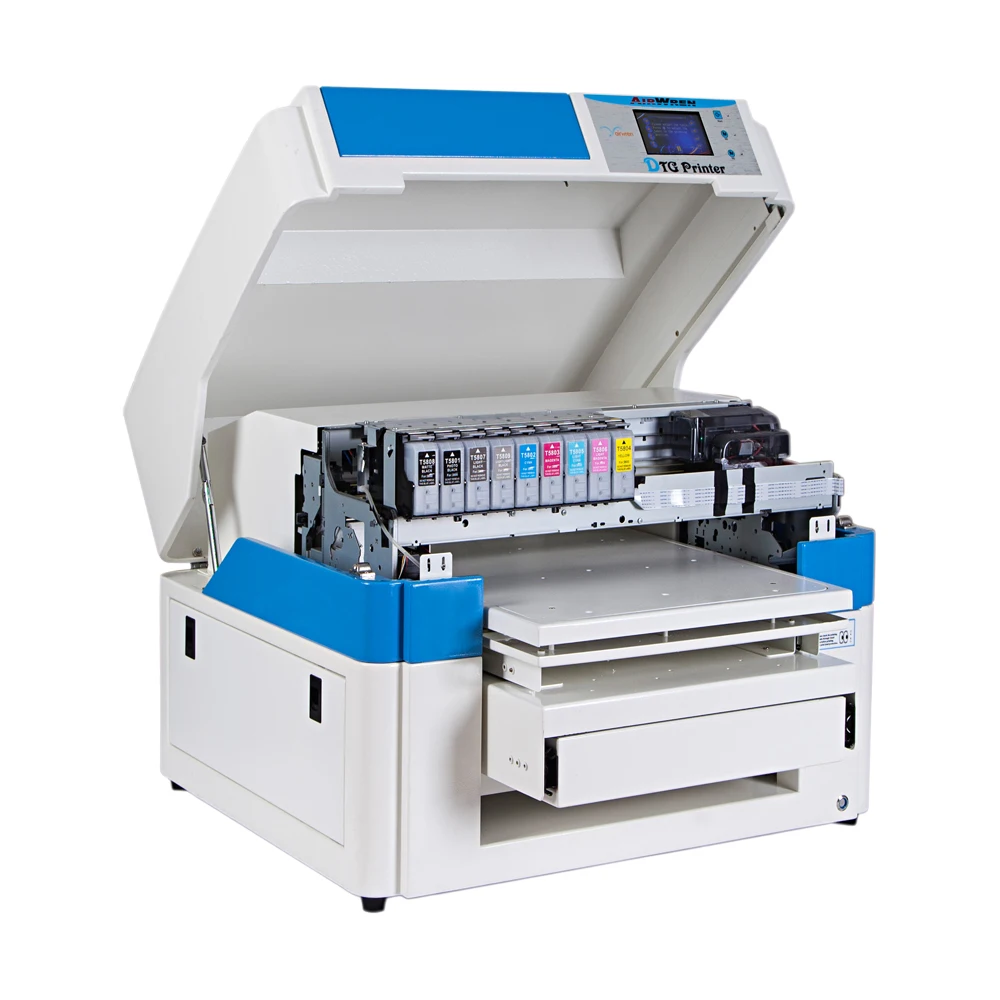  3d effect digital fabric t-shirt printing machine A2 DTG direct to garment printer