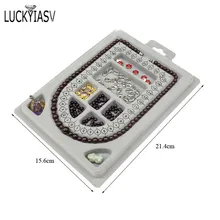 Bricolage débutant perles outils 108 perles Design plaque Bracelet plaque perlée plaque perle modèle de série modèle bijoux outil affichage(China)