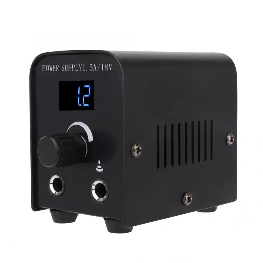 Massager LED Digital Display Screen High Power Tattoo Machine Power Supply Tattoo Tool Body Relax