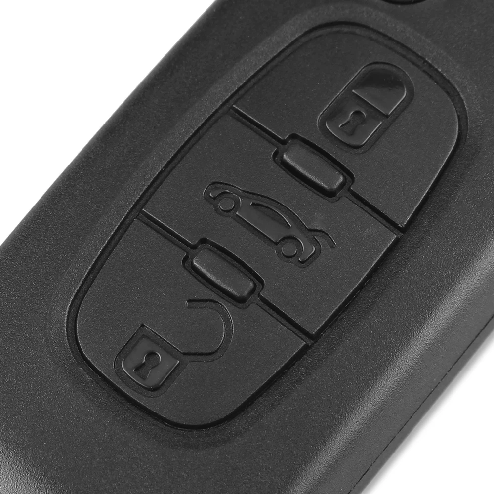 KEYYOU 3 кнопки флип складной дистанционный Автомобильный ключ для peugeot 306 407 807 Fob 433Mhz PCF7941 ID46 чип автомобильные ключи