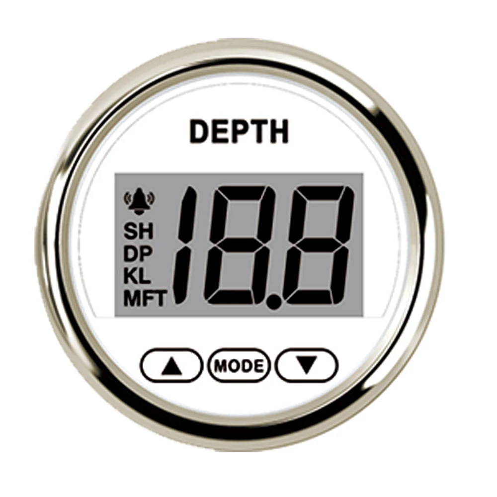 ELING 52 mm GPS-snelheidsmeter, 0-80 km/u, kilometerteller met 7 kleuren achtergrondverlichting, voor zeilboten en schepen (zwart zwart, 0-80 km/h