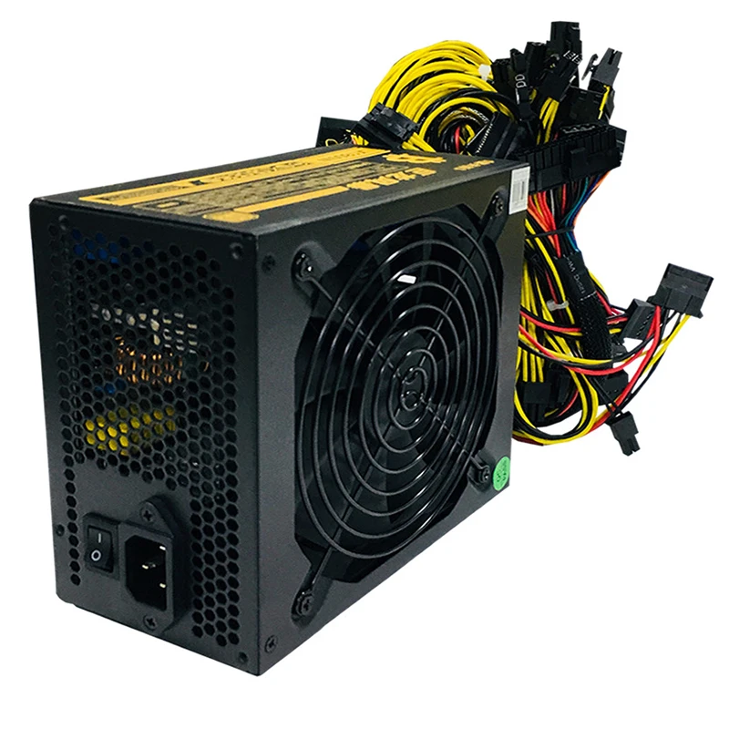 US $80.63 1800W Modular Mining Power Supply for 8 GPU ETH Rig Ethereum Miner 110240V Active PFC Circuit Power Source New