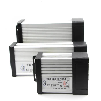 

LED Outdoor Rainproof Power Supply DC12V 60W 120W 200W 250W 400W DC24V LED Driver Lighting Transformers