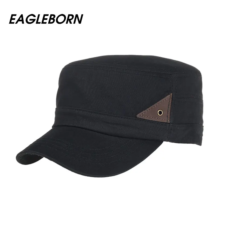 Eagleborn New Cotton Classic Men Women Vintage Army Hat Cadet Military