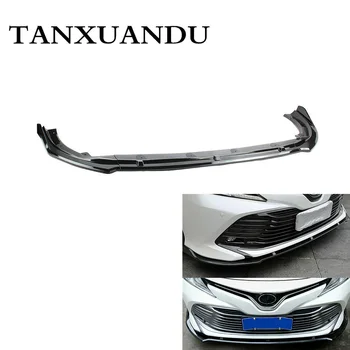 

3-Segment Front Bumper Lip Spoiler Splitter Wing Sport Painted Gloss Black Fit For TOYOTA Camry 2018-2020 Screw Mounting