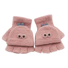 Зимние Детские перчатки, вязаные теплые Детские перчатки, милые Детские перчатки Rekawiczki Dzieciece, перчатки для детей#15